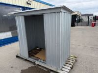 APPROX. 1800mm x 1000mm x 1700mm METAL STORAGE HUT - 3