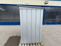 APPROX. 1800mm x 1000mm x 1700mm METAL STORAGE HUT - 4