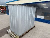 APPROX. 1800mm x 1000mm x 1700mm METAL STORAGE HUT - 5