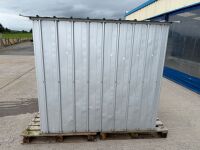 APPROX. 1800mm x 1000mm x 1700mm METAL STORAGE HUT - 6