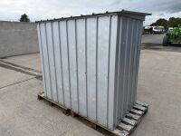 APPROX. 1800mm x 1000mm x 1700mm METAL STORAGE HUT - 7