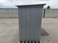 APPROX. 1800mm x 1000mm x 1700mm METAL STORAGE HUT - 8