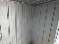 APPROX. 1800mm x 1000mm x 1700mm METAL STORAGE HUT - 9