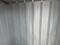APPROX. 1800mm x 1000mm x 1700mm METAL STORAGE HUT - 10