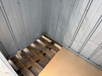 APPROX. 1800mm x 1000mm x 1700mm METAL STORAGE HUT - 11