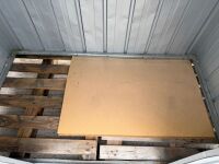 APPROX. 1800mm x 1000mm x 1700mm METAL STORAGE HUT - 12
