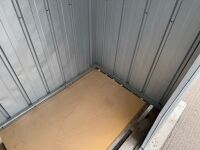 APPROX. 1800mm x 1000mm x 1700mm METAL STORAGE HUT - 13