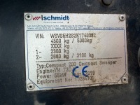 SCHMIDT COMPACT SWINGO 200 5 TON ROAD LEGAL SWEEPER - 20