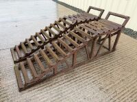 2No. HEAVY DUTY METAL CAR RAMPS - 3