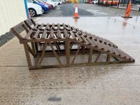 2No. HEAVY DUTY METAL CAR RAMPS - 9
