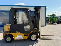 YALE GDP25M 2.5 TON DIESEL FORKLIFT - 6