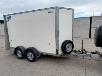 IFOR WILLIAMS BV105G 2700KGS TWIN AXLE BOX TRAILER