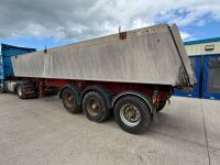 APPROX.35ft 38 TON TRI AXLE ALUMINIUM TIPPING TRAILER ON AIR&nbsp; - 9