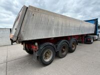APPROX.35ft 38 TON TRI AXLE ALUMINIUM TIPPING TRAILER ON AIR&nbsp; - 11