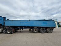 DENNISON 37 TON TRI AXLE ALUMINIUM TIPPING TRAILER ON AIR - 4
