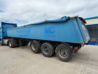 DENNISON 37 TON TRI AXLE ALUMINIUM TIPPING TRAILER ON AIR - 10