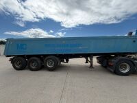DENNISON 37 TON TRI AXLE ALUMINIUM TIPPING TRAILER ON AIR - 19