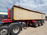 DENNISON 38 TON TRI AXLE ALUMINIUM TIPPING TRAILER ON AIR - 3