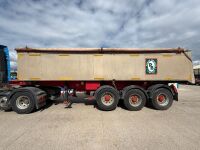 DENNISON 38 TON TRI AXLE ALUMINIUM TIPPING TRAILER ON AIR - 4