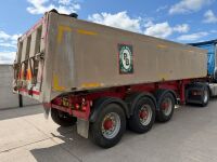 DENNISON 38 TON TRI AXLE ALUMINIUM TIPPING TRAILER ON AIR - 15