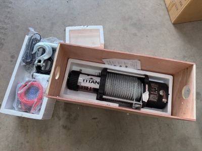 UNUSED 20000LBS ELECTRIC WINCH
