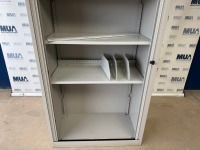 BISLEY SLIDING DOOR METAL STORAGE CUPBOARD - 3