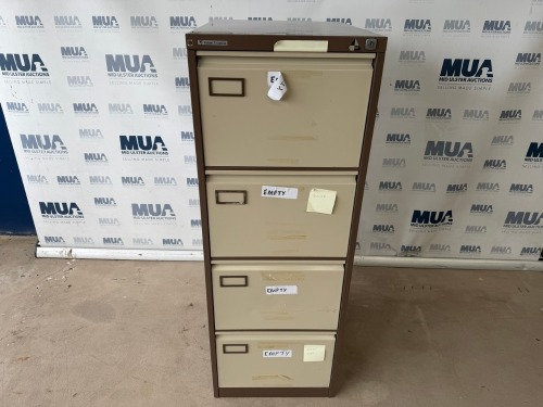 VICKERS TRIMLINE 4 DRAWER FILING CABINET