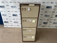 VICKERS TRIMLINE 4 DRAWER FILING CABINET