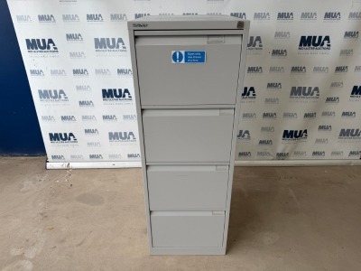 BISLEY 4 DRAWER FILING CABINET