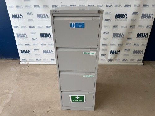 BISLEY 4 DRAWER FILING CABINET