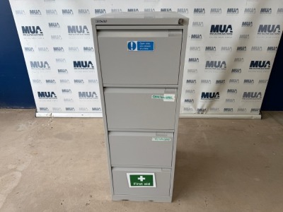 BISLEY 4 DRAWER FILING CABINET