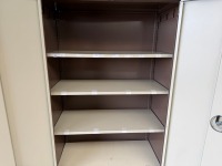 SPERRIN TWO DOOR METAL STORAGE CUPBOARD - 2