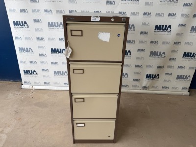 SAMAS VICKERS 4 DRAWER FILING CABINET