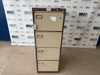 SAMAS VICKERS 4 DRAWER FILING CABINET