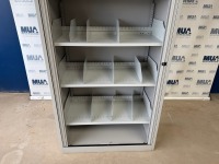 BISLEY SLIDING DOOR METAL STORAGE CUPBOARD - 3