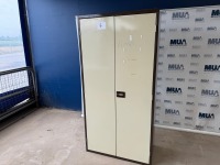 SPERRIN TWO DOOR METAL STORAGE CUPBOARD - 2