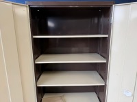 SPERRIN TWO DOOR METAL STORAGE CUPBOARD - 3