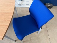 APPROX. 1600mm 6 PERSON MEETING TABLE & CHAIRS - 6