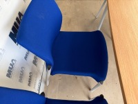 APPROX. 1600mm 6 PERSON MEETING TABLE & CHAIRS - 10