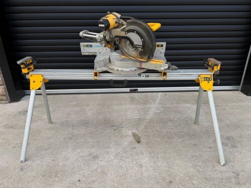 DEWALT DWS780 110v SLIDING ARM MITRE SAW & STAND