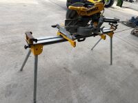 DEWALT DWS780 110v SLIDING ARM MITRE SAW & STAND - 5