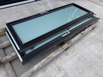 2No. APPROX. 2160mm x 760mm PVC PATIO DOORS