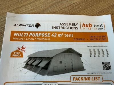 ALPINTER&nbsp;HUB TENT 42 sqm