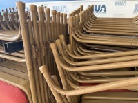 APPROX. 99No. METAL FOLDABLE CHAIRS & MOBILE STORAGE RACK - 4