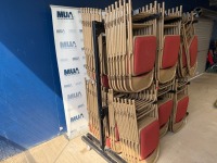 APPROX. 99No. METAL FOLDABLE CHAIRS & MOBILE STORAGE RACK - 5