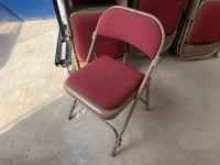 APPROX. 99No. METAL FOLDABLE CHAIRS & MOBILE STORAGE RACK - 6