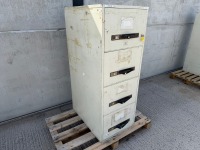 KARDEX 4 DRAWER FIRE PROOF FILING CABINET - 3