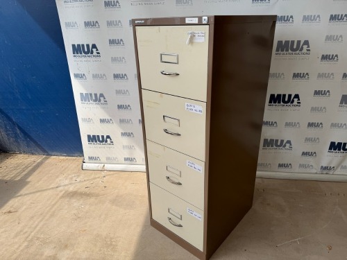 BISLEY 4 DRAWER FILING CABINET