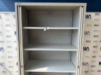 BISLEY SLIDING DOOR STORAGE CUPBOARD - 3
