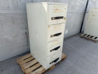 KARDEX 4 DRAWER FIRE PROOF FILING CABINET - 3